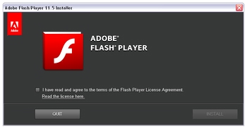 download and install the latest version of the adobe flash player.